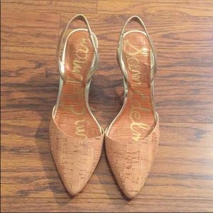 Sam Edelman cork heels